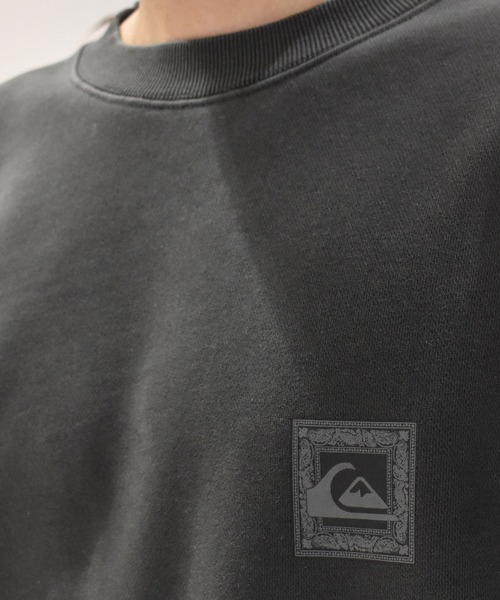 Quiksilver（クイックシルバー）の「【ムラサキスポーツ限定】QUIKSILVER/クイックシルバー トレーナー クルーネック スウェット バックプリント ピグメント加工 裏起毛 QPO244609M（スウェット・メンズ・ブラック/ブラウン・M/L）」の7枚目の写真