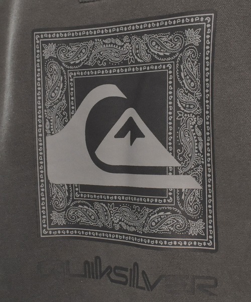 Quiksilver（クイックシルバー）の「【ムラサキスポーツ限定】QUIKSILVER/クイックシルバー トレーナー クルーネック スウェット バックプリント ピグメント加工 裏起毛 QPO244609M（スウェット・メンズ・ブラック/ブラウン・M/L）」の8枚目の写真