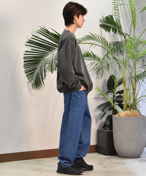 Quiksilver（クイックシルバー）の「【ムラサキスポーツ限定】QUIKSILVER/クイックシルバー トレーナー クルーネック スウェット バックプリント ピグメント加工 裏起毛 QPO244609M（スウェット・メンズ・ブラック/ブラウン・M/L）」の6枚目の写真
