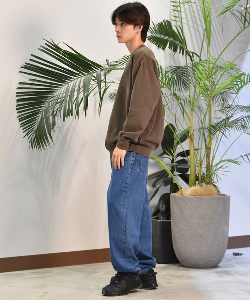 Quiksilver（クイックシルバー）の「【ムラサキスポーツ限定】QUIKSILVER/クイックシルバー トレーナー クルーネック スウェット バックプリント ピグメント加工 裏起毛 QPO244609M（スウェット・メンズ・ブラック/ブラウン・M/L）」の15枚目の写真