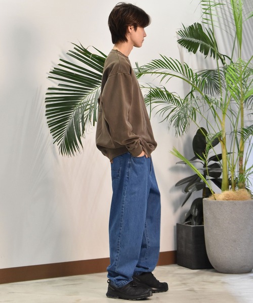 Quiksilver（クイックシルバー）の「【ムラサキスポーツ限定】QUIKSILVER/クイックシルバー トレーナー クルーネック スウェット バックプリント ピグメント加工 裏起毛 QPO244609M（スウェット・メンズ・ブラック/ブラウン・M/L）」の17枚目の写真