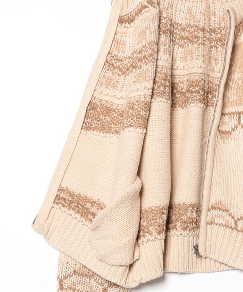 RUBY AND YOU(ルビーアンドユー)の「ノルディックニットジップブルソン(ブルゾン・レディース・ミント/ベージュ・FREE)」の19枚目の写真