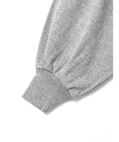mizuiroind(ミズイロインド)の「mizuiro ind パフスリーブロングT(Tシャツ/カットソー・レディース・キナリ/ネイビー/ホワイト/ブラック/グレー/チャコールグレー・FREE)」の18枚目の写真