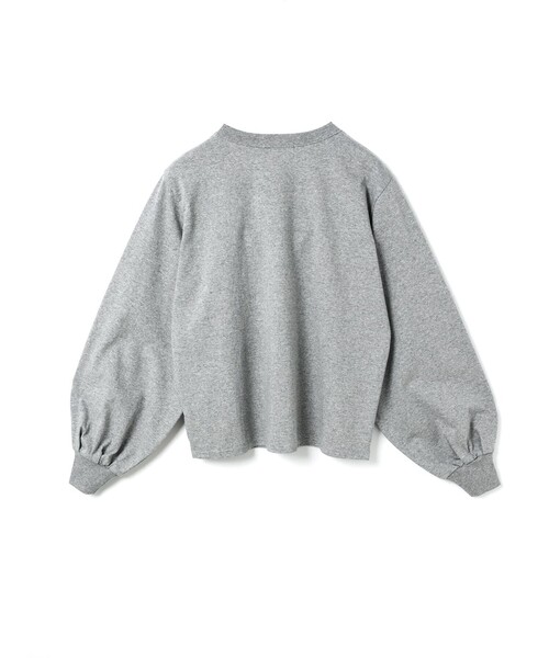 mizuiroind(ミズイロインド)の「mizuiro ind パフスリーブロングT(Tシャツ/カットソー・レディース・キナリ/ネイビー/ホワイト/ブラック/グレー/チャコールグレー・FREE)」の16枚目の写真