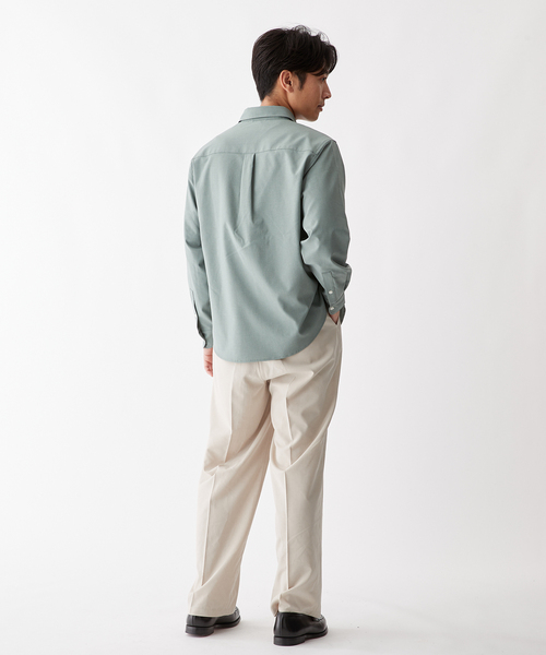 B.C STOCK(ベーセーストック)の「Reflax(R) L/S REGULAR シャツ(シャツ/ブラウス・メンズ・チャコールグレー/グレー/ブラウン/グリーン・MEDIUM/LARGE)」の8枚目の写真
