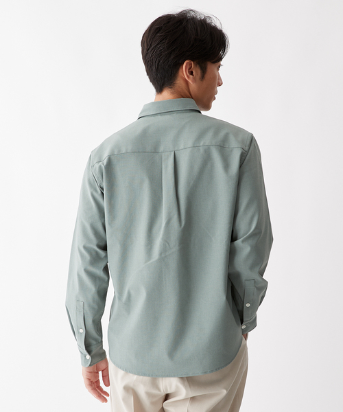 B.C STOCK(ベーセーストック)の「Reflax(R) L/S REGULAR シャツ(シャツ/ブラウス・メンズ・チャコールグレー/グレー/ブラウン/グリーン・MEDIUM/LARGE)」の12枚目の写真