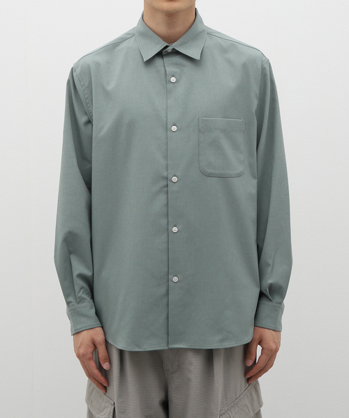B.C STOCK(ベーセーストック)の「Reflax(R) L/S REGULAR シャツ(シャツ/ブラウス・メンズ・チャコールグレー/グレー/ブラウン/グリーン・MEDIUM/LARGE)」の15枚目の写真