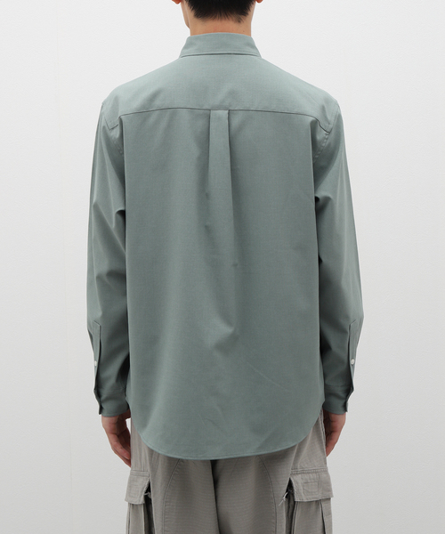 B.C STOCK(ベーセーストック)の「Reflax(R) L/S REGULAR シャツ(シャツ/ブラウス・メンズ・チャコールグレー/グレー/ブラウン/グリーン・MEDIUM/LARGE)」の17枚目の写真