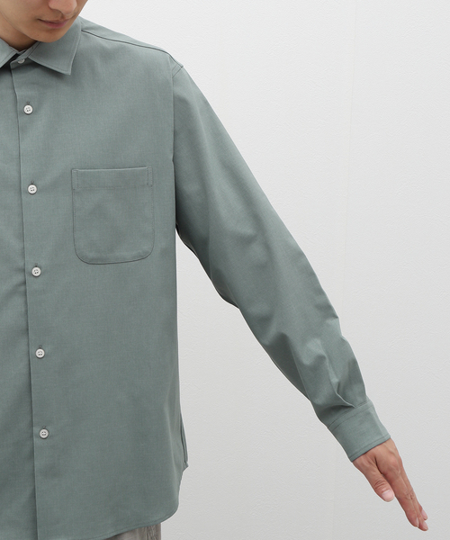 B.C STOCK(ベーセーストック)の「Reflax(R) L/S REGULAR シャツ(シャツ/ブラウス・メンズ・チャコールグレー/グレー/ブラウン/グリーン・MEDIUM/LARGE)」の20枚目の写真