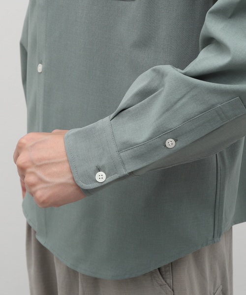 B.C STOCK(ベーセーストック)の「Reflax(R) L/S REGULAR シャツ(シャツ/ブラウス・メンズ・チャコールグレー/グレー/ブラウン/グリーン・MEDIUM/LARGE)」の21枚目の写真