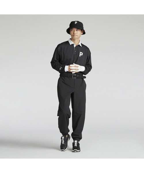 PUMA（プーマ）の「PUMA プーマ メンズ ゴルフ PC ピーチ ストレッチ スムース リラックス 長袖 ポロシャツ（ポロシャツ・メンズ・ブラック/ベージュ/ネイビー・LARGE/MEDIUM/XX-LARGE/SMALL/X-LARGE）」の11枚目の写真