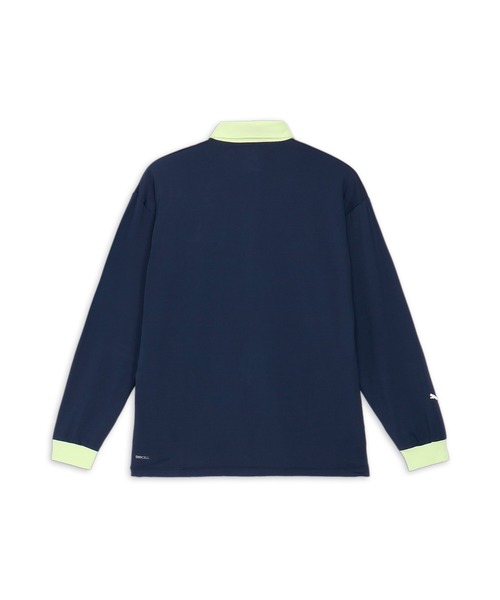 PUMA（プーマ）の「PUMA プーマ メンズ ゴルフ PC ピーチ ストレッチ スムース リラックス 長袖 ポロシャツ（ポロシャツ・メンズ・ブラック/ベージュ/ネイビー・LARGE/MEDIUM/XX-LARGE/SMALL/X-LARGE）」の5枚目の写真