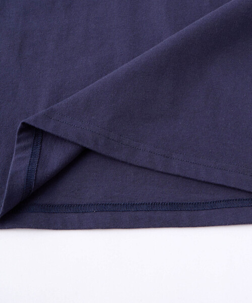 Noeil aime BeBe(ノイユエイムベベ)の「バスクボーダー配色Tシャツ(90~130cm)(Tシャツ/カットソー・キッズ・ネイビー系/ベージュ系・80cm/90cm/100cm/110cm/120cm/130cm)」の10枚目の写真