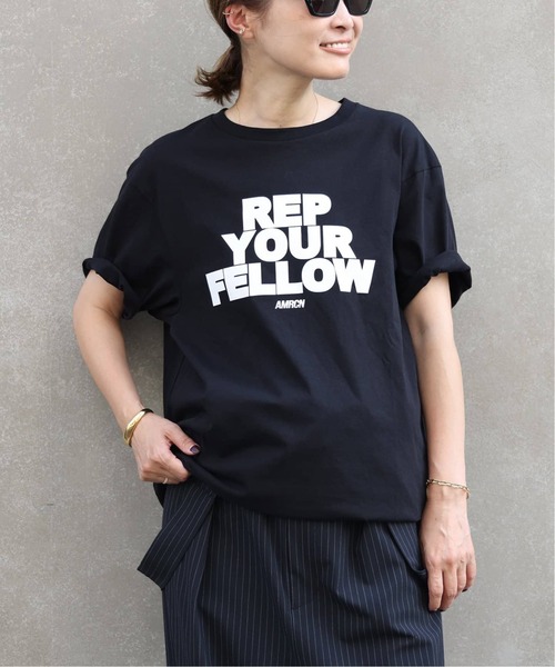 AMERICANA(アメリカーナ)の「追加【AMERICANA/アメリカーナ】BIG Tシャツ(Tシャツ/カットソー・レディース・ブラック/ホワイト・FREE)」の1枚目の写真