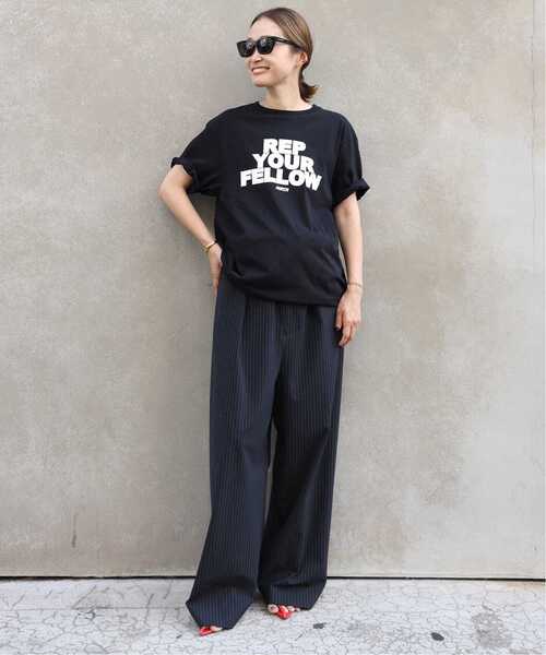AMERICANA(アメリカーナ)の「追加【AMERICANA/アメリカーナ】BIG Tシャツ(Tシャツ/カットソー・レディース・ブラック/ホワイト・FREE)」の3枚目の写真