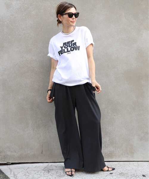 AMERICANA(アメリカーナ)の「追加【AMERICANA/アメリカーナ】BIG Tシャツ(Tシャツ/カットソー・レディース・ブラック/ホワイト・FREE)」の4枚目の写真