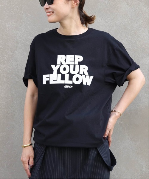 AMERICANA(アメリカーナ)の「追加【AMERICANA/アメリカーナ】BIG Tシャツ(Tシャツ/カットソー・レディース・ブラック/ホワイト・FREE)」の5枚目の写真