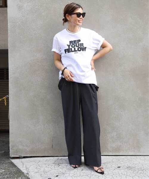 AMERICANA(アメリカーナ)の「追加【AMERICANA/アメリカーナ】BIG Tシャツ(Tシャツ/カットソー・レディース・ブラック/ホワイト・FREE)」の18枚目の写真