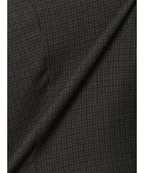 Perfect Suit FActory（パーフェクトスーツファクトリー）の「デレガントスーツ　ミニチェック　ジャケット　ネイビー/ブラウン【ストレッチ】【マシンウォッシャブル】【スリム】（スーツジャケット・レディース・ネイビー/ブラウン・13号/11号/9号/7号）」の3枚目の写真