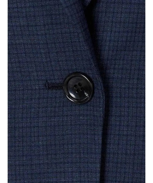 Perfect Suit FActory（パーフェクトスーツファクトリー）の「デレガントスーツ　ミニチェック　ジャケット　ネイビー/ブラウン【ストレッチ】【マシンウォッシャブル】【スリム】（スーツジャケット・レディース・ネイビー/ブラウン・13号/11号/9号/7号）」の20枚目の写真