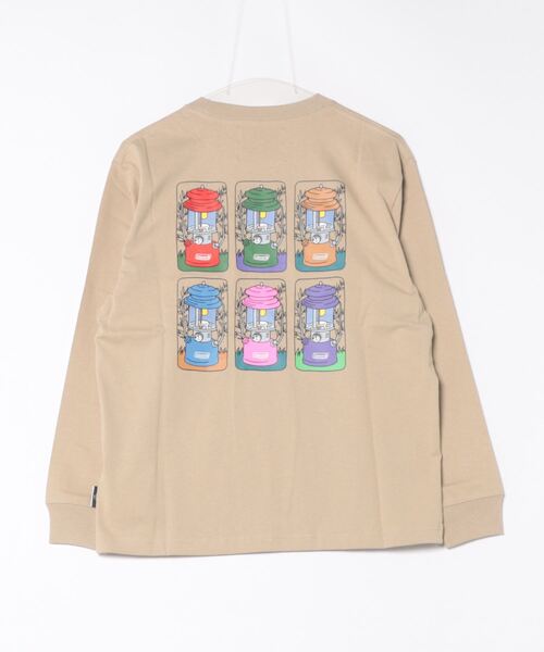 RUGGEDWORKS（ラゲッドワークス）の「Coleman【コールマン】ﾕﾆｾｯｸｽ　Season Lantern L/S T（スウェット・レディース・ベージュ/ホワイト/ブラック・S/M/L/XL）」の4枚目の写真