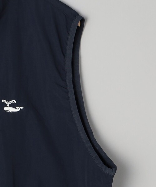 coen(コーエン)の「FreeSpeech(フリースピーチ)別注ナイロンベスト(ベスト・メンズ・ネイビー/ブラック・M/L/XL)」の6枚目の写真