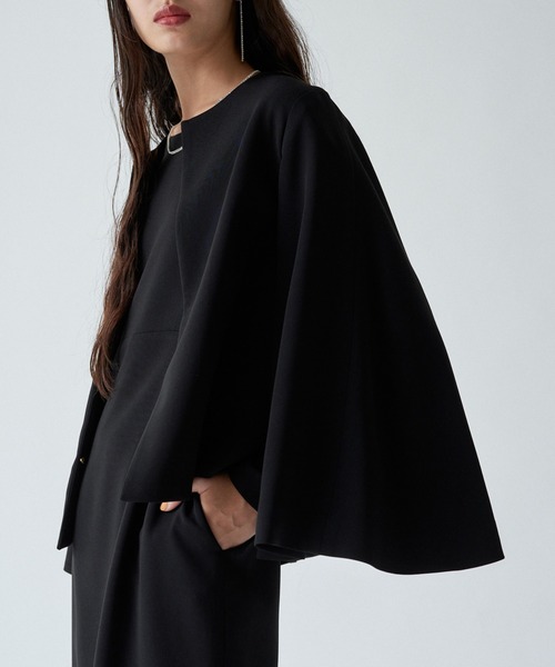 【セール】【Atelier N5/アトリエヌメロサンク】マントスリーブジャケット（ベスト）｜LOUNGEDRESS（ラウンジドレス）
