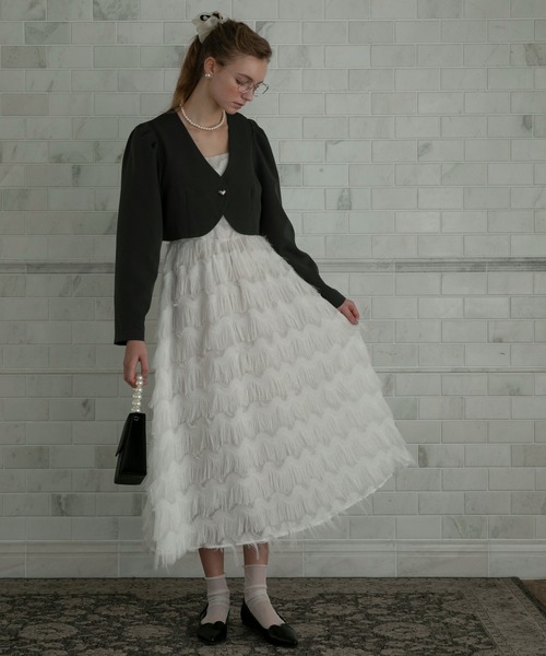 BONLECILL noir（ボンルシールノワール）の「【BONLECILL noir】ローズモチーフリボンシュシュ（シュシュ・レディース・アイボリー・FREE）」の8枚目の写真