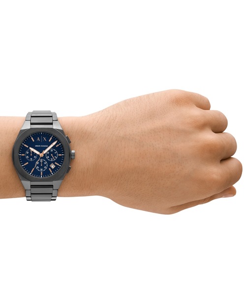 ARMANI EXCHANGE(アルマーニエクスチェンジ)の「アルマーニ・エクスチェンジ 腕時計 メンズ アナログ ステンレス AX4182(アナログ腕時計・メンズ・ガンメタ・FREE)」の6枚目の写真