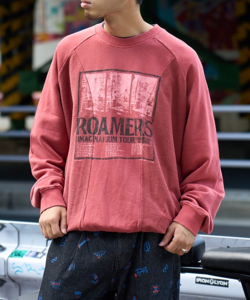 SOUNDSGOOOOD(サウンズグッド)の「ヴィンテージプリント切り替えスウェット(スウェット・メンズ・レッド/チャコール・ONE SIZE)」の12枚目の写真