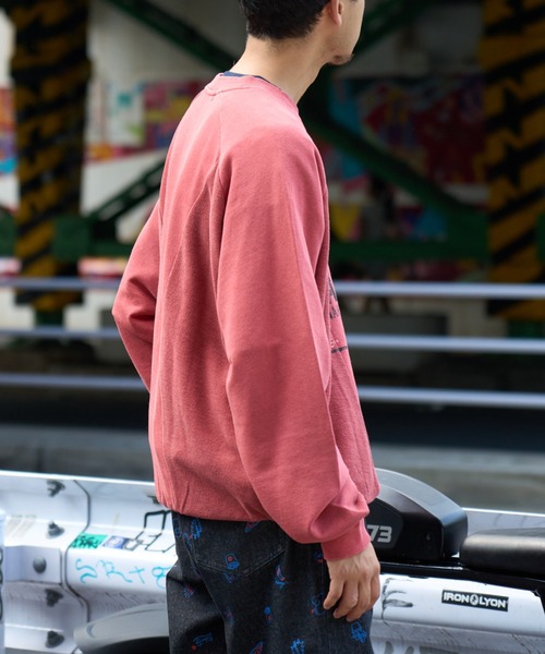 SOUNDSGOOOOD(サウンズグッド)の「ヴィンテージプリント切り替えスウェット(スウェット・メンズ・レッド/チャコール・ONE SIZE)」の15枚目の写真