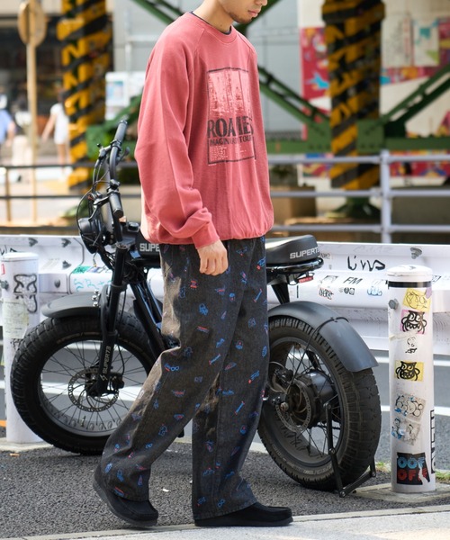 SOUNDSGOOOOD(サウンズグッド)の「ヴィンテージプリント切り替えスウェット(スウェット・メンズ・レッド/チャコール・ONE SIZE)」の17枚目の写真