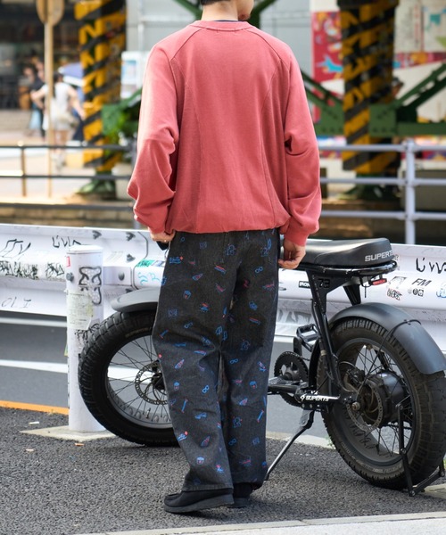 SOUNDSGOOOOD(サウンズグッド)の「ヴィンテージプリント切り替えスウェット(スウェット・メンズ・レッド/チャコール・ONE SIZE)」の22枚目の写真