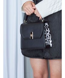 MERCURYDUO | フロントメタルスクウェアBAG(ハンドバッグ)