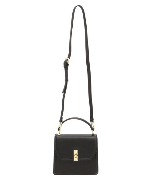 MERCURYDUO(マーキュリーデュオ)の「フロントメタルスクウェアBAG(ハンドバッグ・レディース・ダークブラウン/ブラック・FREE)」の14枚目の写真