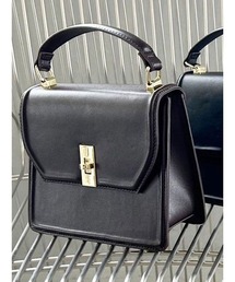 MERCURYDUO | フロントメタルスクウェアBAG(ハンドバッグ)