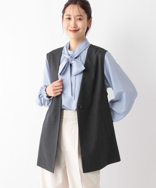GLOBAL WORK（グローバルワーク）の「ウツクシルエットVネックジレ