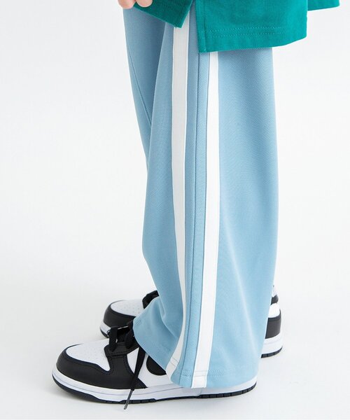 BREEZE（ブリーズ）の「ワイドラインパンツ（その他パンツ・キッズ・サックスブルー/イエロー・80/90/100/110/120/130/140）」の13枚目の写真