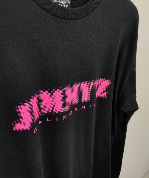 JIMMY'Z（ジミーズ）の「【 JIMMY’Z / ジミーズ 】 Halftone Logo L/S TEE/ロンT（Tシャツ/カットソー・メンズ・White/Black・MEDIUM/LARGE/X-LARGE）」の6枚目の写真
