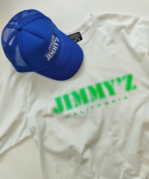 JIMMY'Z（ジミーズ）の「【 JIMMY’Z / ジミーズ 】 Halftone Logo L/S TEE/ロンT（Tシャツ/カットソー・メンズ・White/Black・MEDIUM/LARGE/X-LARGE）」の9枚目の写真