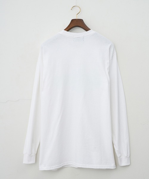 JIMMY'Z（ジミーズ）の「【 JIMMY’Z / ジミーズ 】 Halftone Logo L/S TEE/ロンT（Tシャツ/カットソー・メンズ・White/Black・MEDIUM/LARGE/X-LARGE）」の12枚目の写真