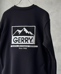 GERRY バックプリントスウェットクルーネック