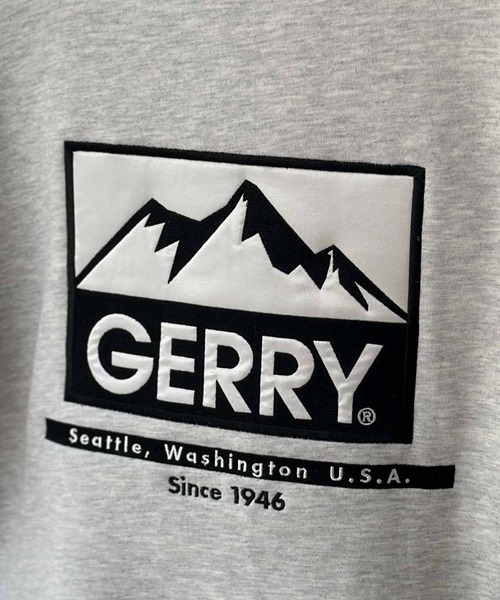 GERRY（ジェリー）の「GERRY バックプリントスウェットクルーネック（スウェット・メンズ・アッシュグレー/チャコールグレー/グリーン・M/L/XL）」の7枚目の写真