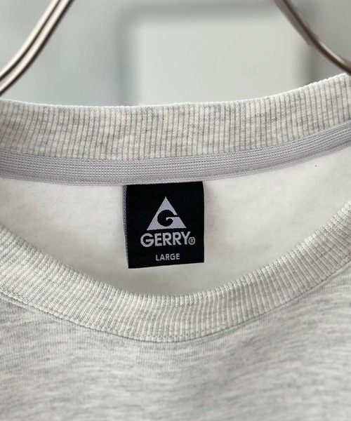 GERRY（ジェリー）の「GERRY バックプリントスウェットクルーネック（スウェット・メンズ・アッシュグレー/チャコールグレー/グリーン・M/L/XL）」の8枚目の写真