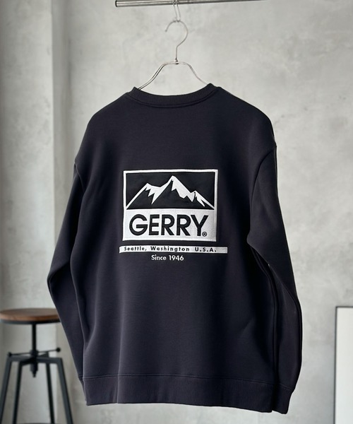 GERRY（ジェリー）の「GERRY バックプリントスウェットクルーネック（スウェット・メンズ・アッシュグレー/チャコールグレー/グリーン・M/L/XL）」の11枚目の写真