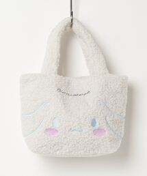 sanrio（サンリオ）の「sanrio（サンリオ）キャラクターフェイス ボアミニトートバッグ/ハローキティ/シナモロール/クロミ/マイメロディ（トートバッグ・キッズ）」