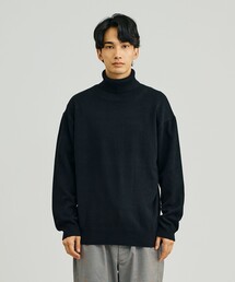 【UNISEX】ANTI PILLING WOOL タートルニット