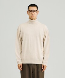 【UNISEX】ANTI PILLING WOOL タートルニット