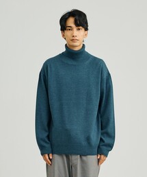【UNISEX】ANTI PILLING WOOL タートルニット