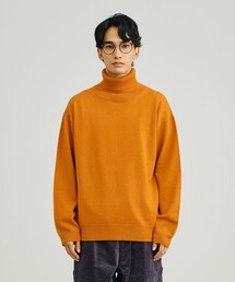 【UNISEX】ANTI PILLING WOOL タートルニット